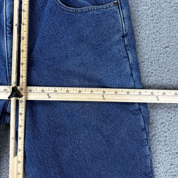 LL Bean Jeans Men's 34x29 Blue Denim Fleece Lined Classic Fit Vintage - Picture 8 of 12